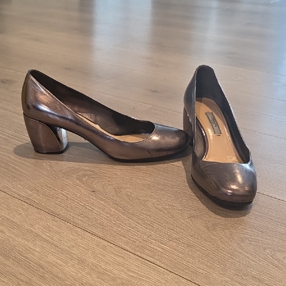 Prada Silver Pumps - Picture 1 of 5